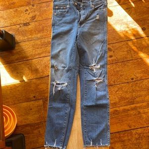 Gap denim vintage slim high rise jeans size 4/27